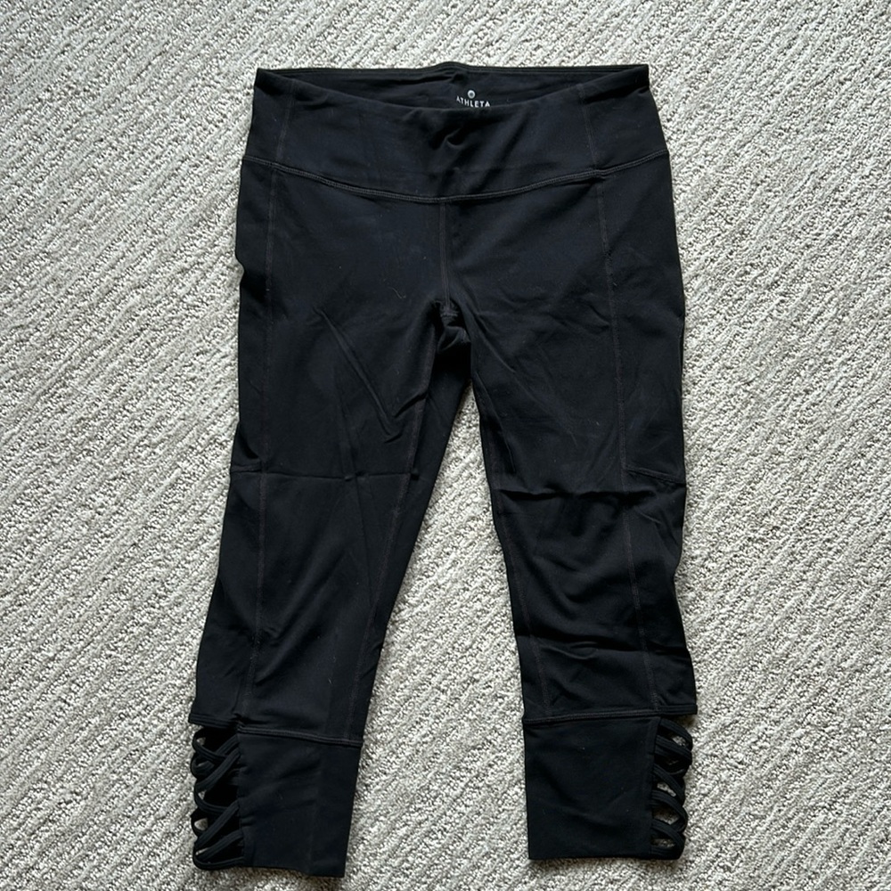 Athleta capri black legging